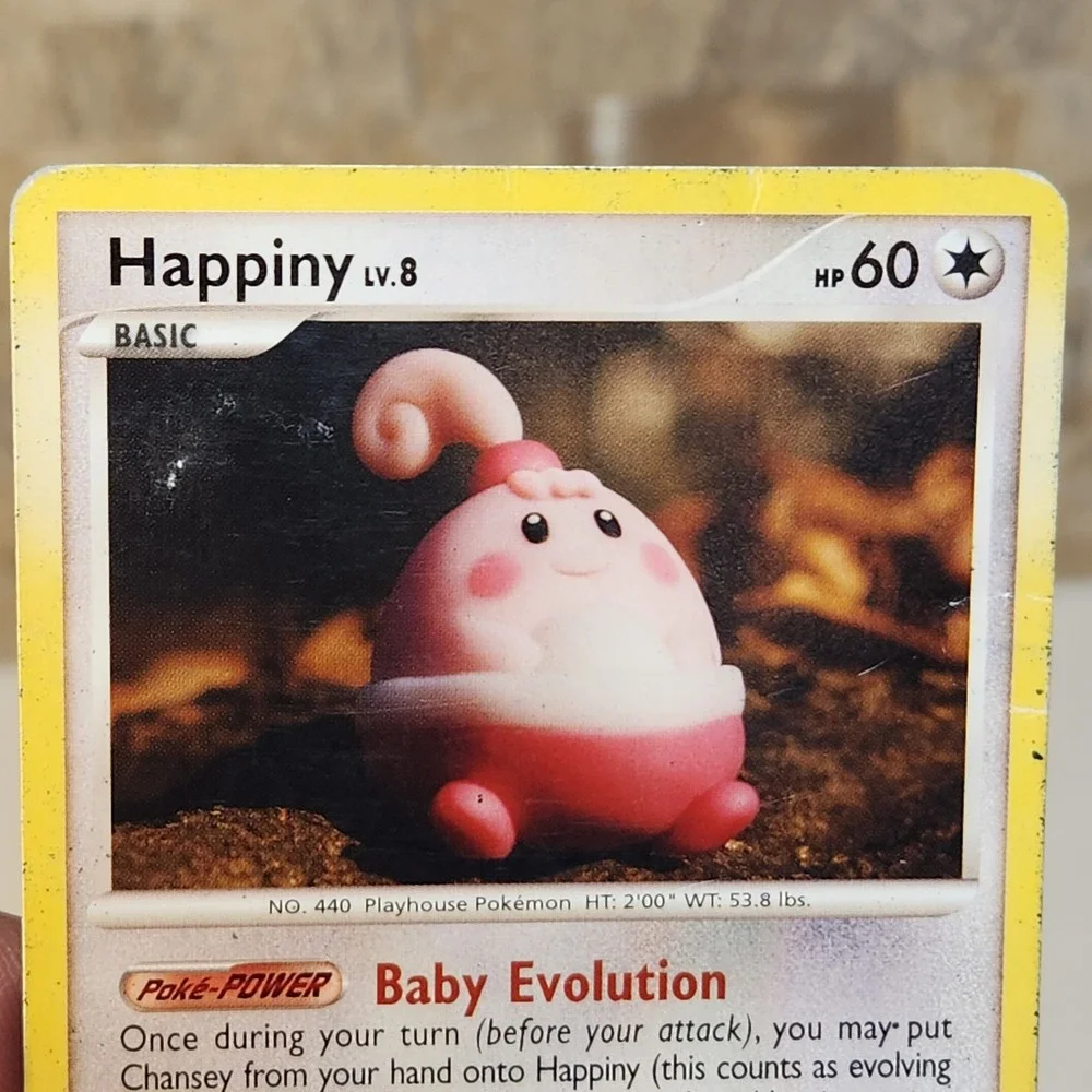 Happiny LV.8 52/123 Mysterious Treasures 2007 Pokemon Card Uncommon Yuka Morii